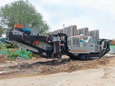 陕西西安时产150吨建筑垃圾资源再利用项目