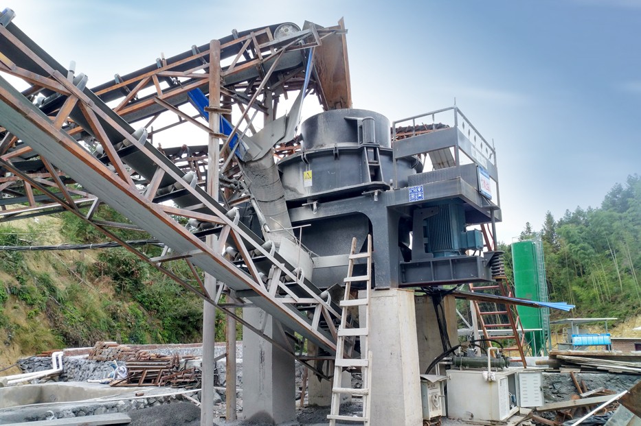 福建三明时产150-200吨石英石制砂生产线成套设备