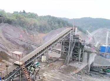 贵州时产1000吨石灰石砂石料生产线项目