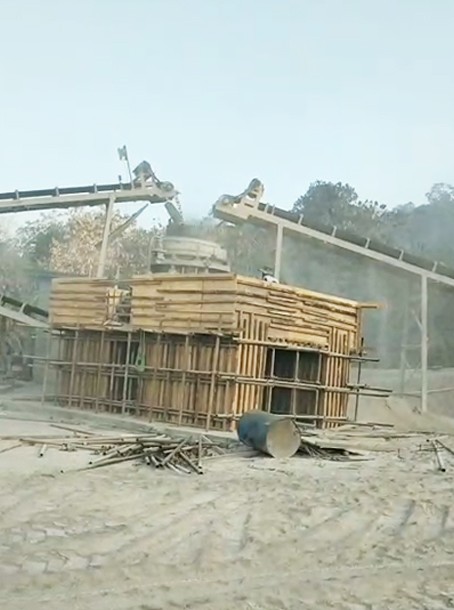 老挝时产280吨辉绿岩碎石生产线项目案例